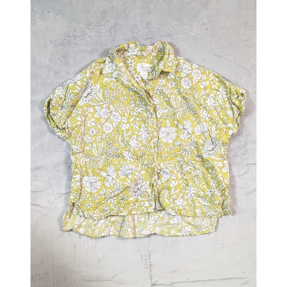 Rachel Ashwell linen button down shirt